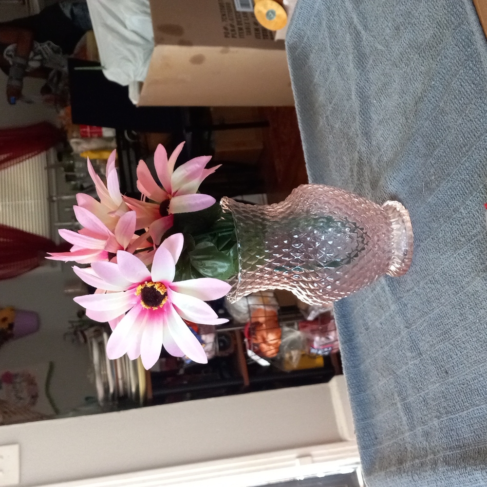 Roseland floral vase.